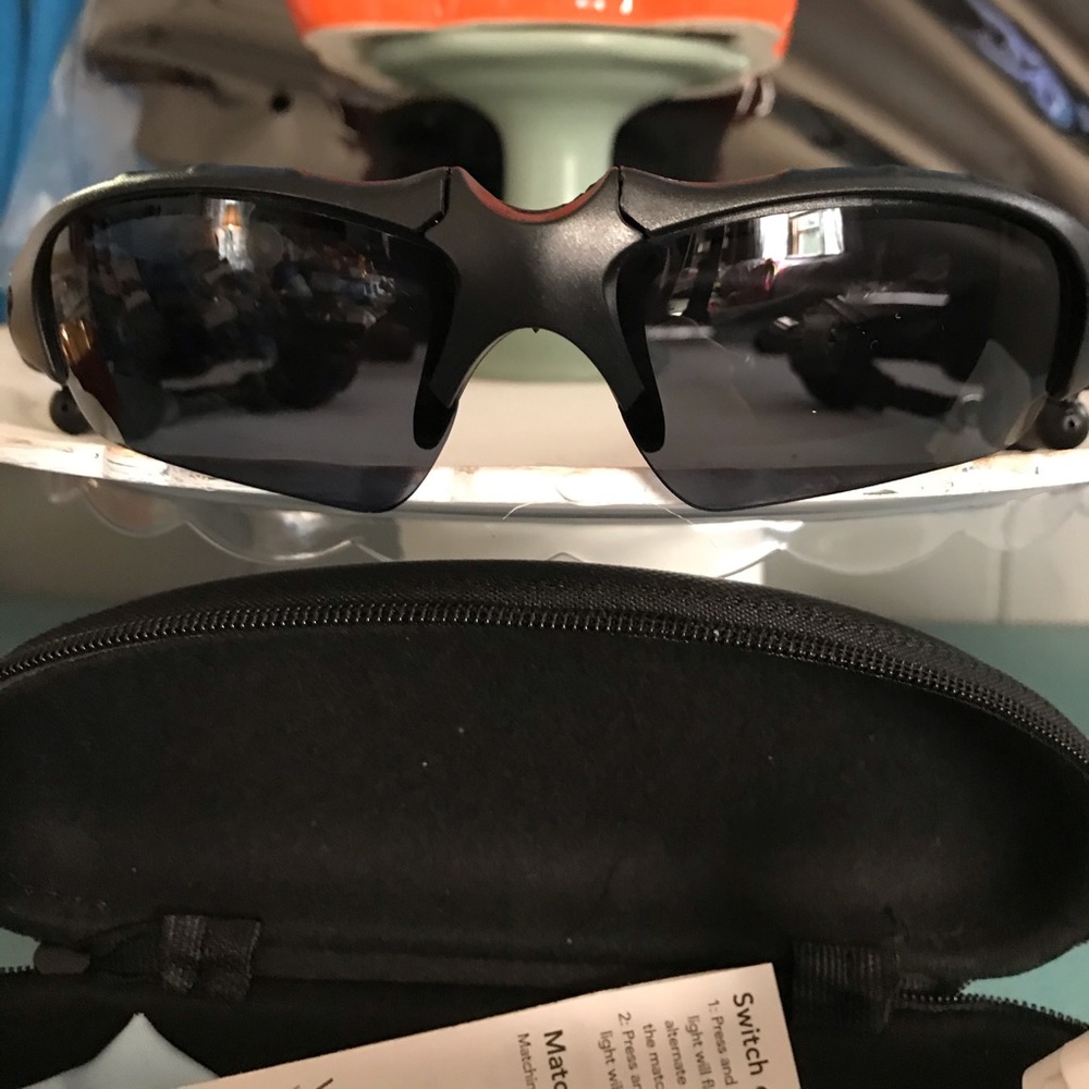 COPY - BLUETOOTH RUNNING/MOTORCYCLE SUNGLASSES EA…